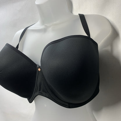 Elomi Women’s Smooth Strapless Underwire Bra Multiway Full Support Black 40K