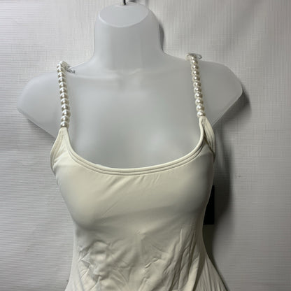 Kate Spade New York Womens String of Pearls One-Piece Swimsuit Medium Swimwear