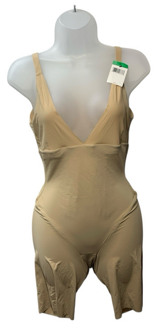 Maidenform FL2556 Women's Shapewear Large Body Suit Shaper Shorts Open Bust