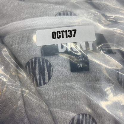 DKNY Long Sleeve Notch Shorty Sleeping PJ Set Gray Size medium with Pockets