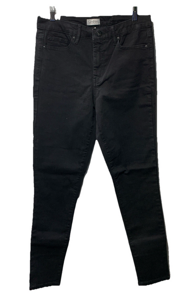 Womens Jessica Simpson High Rise Skinny Jean  Black Size 8 Long Pant with Pocket