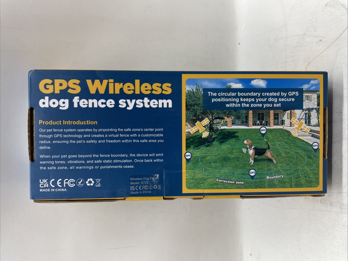 GPS Wireless Dog Fence System for Outdoor GPS Positioning Beep/Vibration Warning