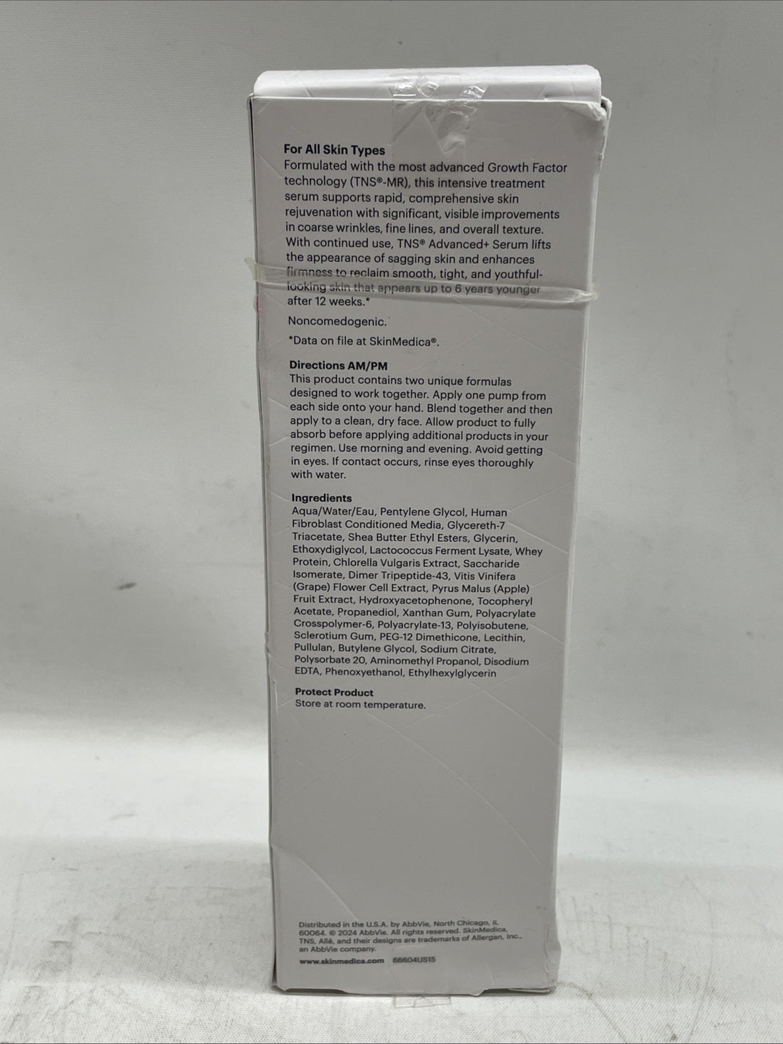 SkinMedica TNS Advanced+ Face Serum Multi Peptide Serum Skin Tone & Texture 30ml