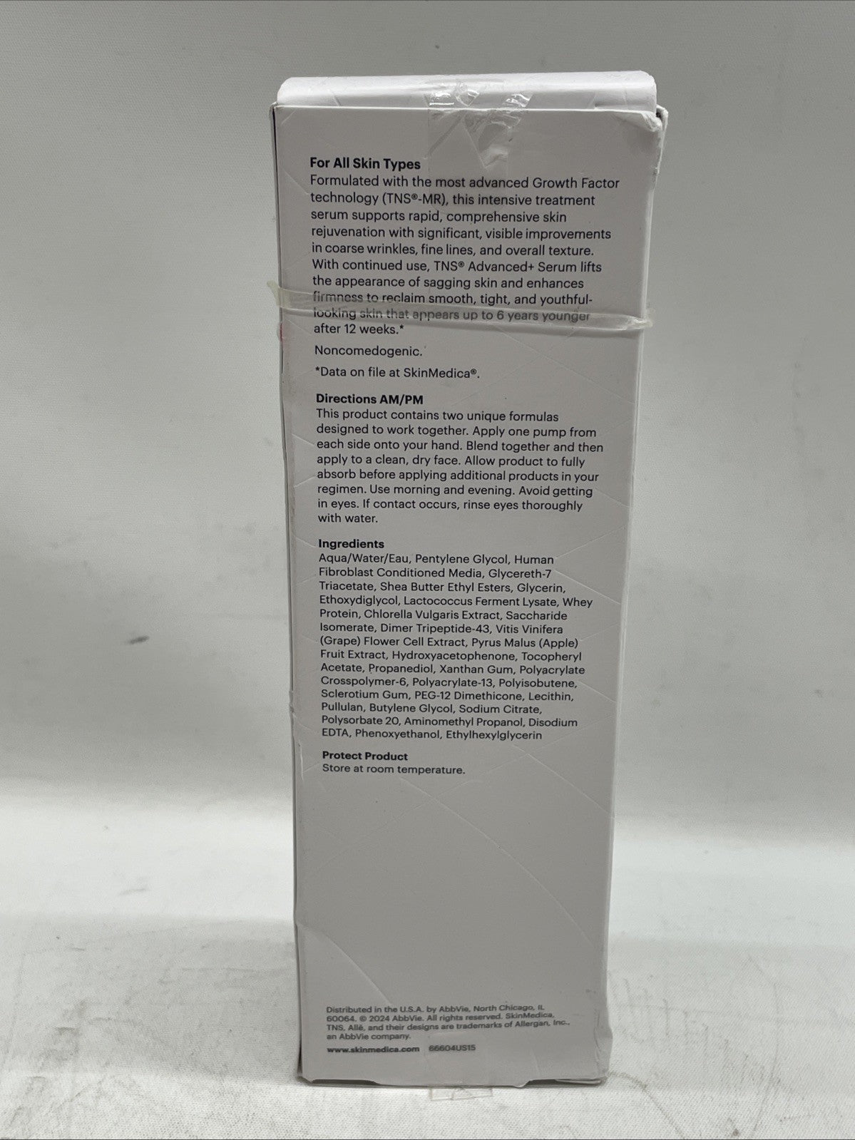 SkinMedica TNS Advanced+ Face Serum Multi Peptide Serum Skin Tone & Texture 30ml