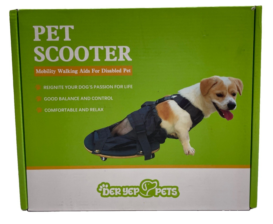 Pet Scooter Wheelchair XS for Rear Legs Mobility Walking Aids for Disabled Pet