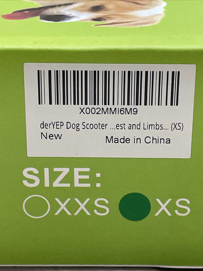 Pet Scooter Wheelchair XS for Rear Legs Mobility Walking Aids for Disabled Pet
