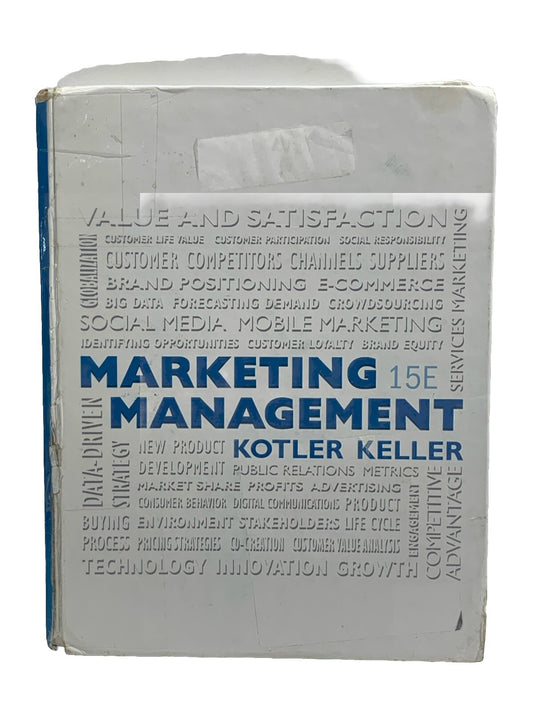 Marketing Management 15E Book by Kevin Keller and Philip Kotler (2014 Hardcover)