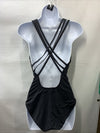 La Blanca Island Goddess Tummy Control One-Piece Swimsuit Size 10 Swimwear Black
