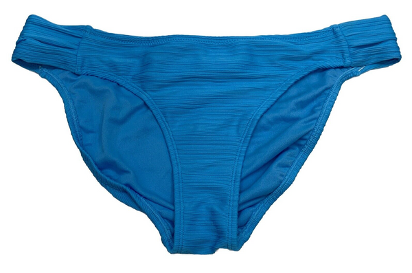 JESSICA SIMPSON Women's Side Shirred Bikini Bottom Caspian Size L Underwear
