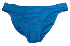 JESSICA SIMPSON Women's Side Shirred Bikini Bottom Caspian Size L Underwear