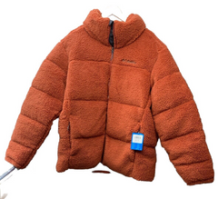 Men's Columbia Sportswear Insulated Puffect Sherpa Puffer Jacket Winter Size XL