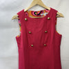 Trina Turk Womens Boat House Dress Pink Hibiscus Size 4 Sleeveless Crew Neckline