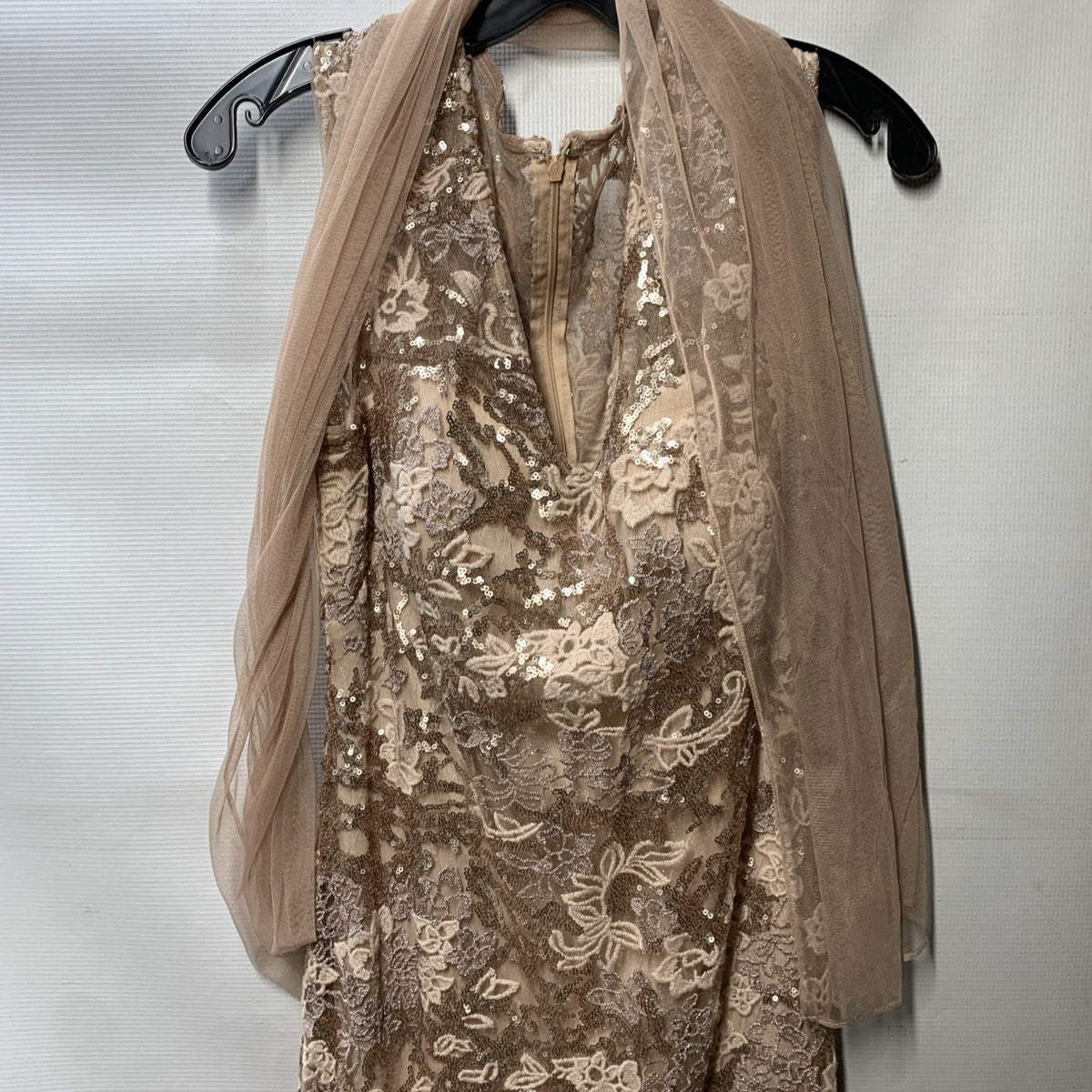 Alex Evenings Womens Long Fit and Flare Dress Godet Detail Size 12 Party/Coctail