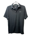 Under Armour Men's Play Off Heather Polo Shirt HeatGear Top 1351131 Black Size S