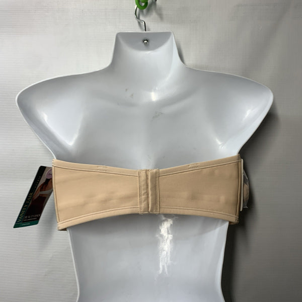 Vanity Fair 74380 Womens Bra Strapless Beauty Back Underwire Rose Beige Size 36D