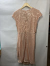GRACE KARIN Sparkly Sequin Party Club Night Dress Wrap V-Neck Bodycon Cocktail L