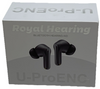 Royal Hearing 5.3 Wireless Bluetooth Hearing Aid w/Charging Case Model U-ProENC