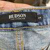 HUDSON Women's Devon High-Rise Boyfriend Short 24 Denim DJRSDE1603 with Pockets