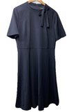Maggy London Pleated Short Sleeve G5382M Midi 16 Dress Cocktail Party Formal