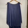 SL Fashions Women's Sequin Lace Chiffon Caplet Wedding Formal Dress Size 12