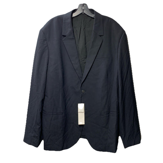 Calvin Klein Men's Refined Slim Blazer Jacket Black Size X-Large Long Sleeve