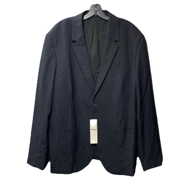Calvin Klein Men's Refined Slim Blazer Jacket Black Size X-Large Long Sleeve
