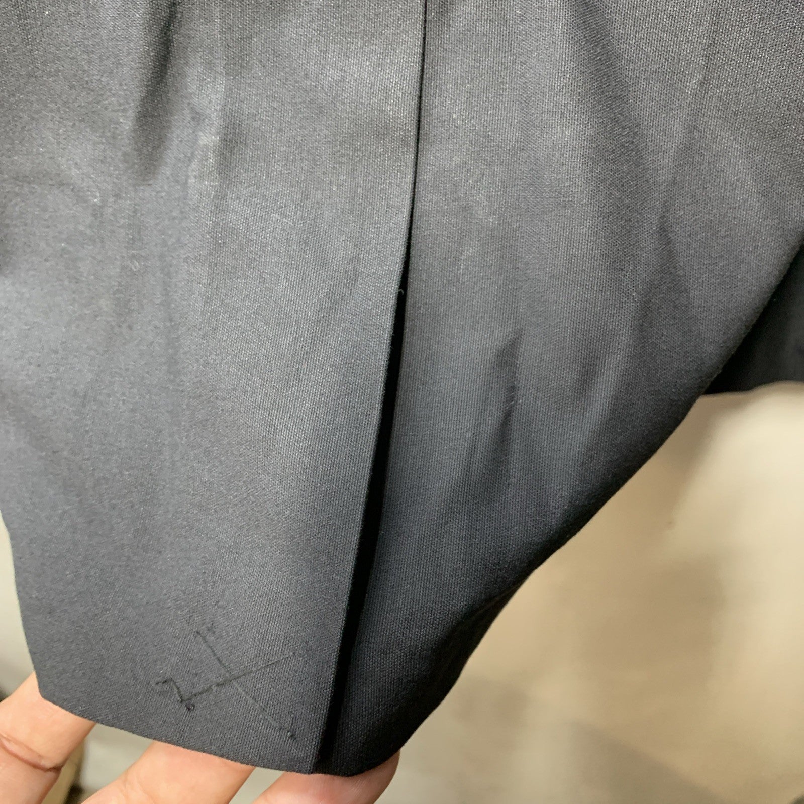Calvin Klein Men's Refined Slim Blazer Jacket Black Size X-Large Long Sleeve