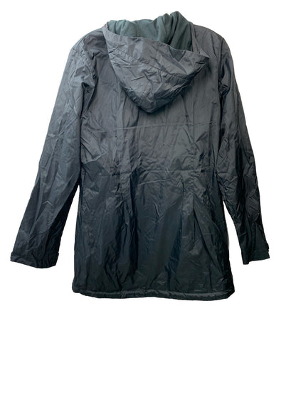 Columbia WL0126-010 Womens Black Switchback Lined Long Jacket Size M Long Sleeve