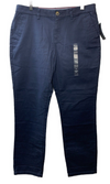 Tommy Hilfiger Women's Hampton Chino Lightweight Long Pants Relaxed Fit 10 Blue
