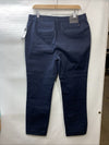 Tommy Hilfiger Women's Hampton Chino Lightweight Long Pants Relaxed Fit 10 Blue