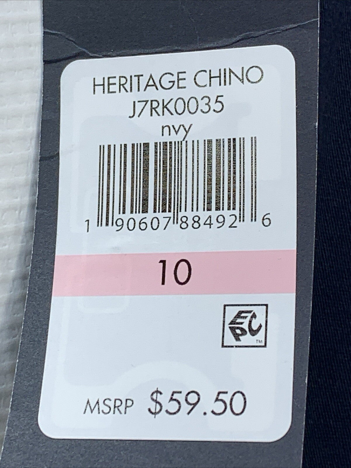 Tommy Hilfiger Women's Hampton Chino Lightweight Long Pants Relaxed Fit 10 Blue