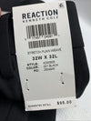 Reaction Kenneth Cole Mens Navy Skinny Fit Stretch Flex Waistband Pants 34x30