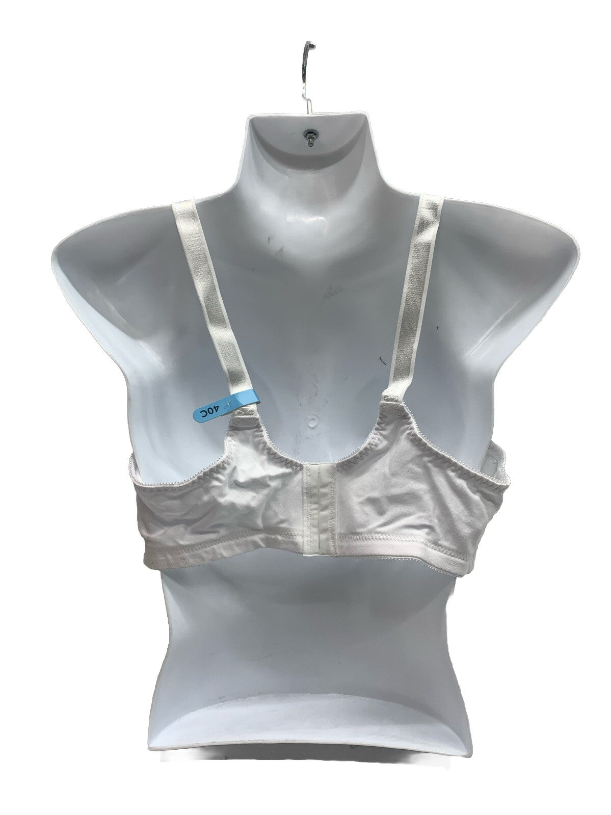 Bali Women's Double Support Wirefree Bra DF3036 Size 40C White Back Smoothing