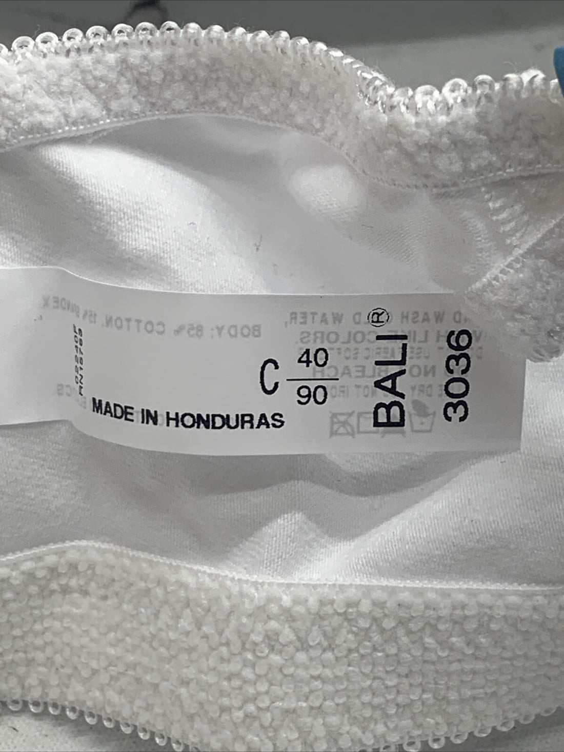 Bali Women's Double Support Wirefree Bra DF3036 Size 40C White Back Smoothing