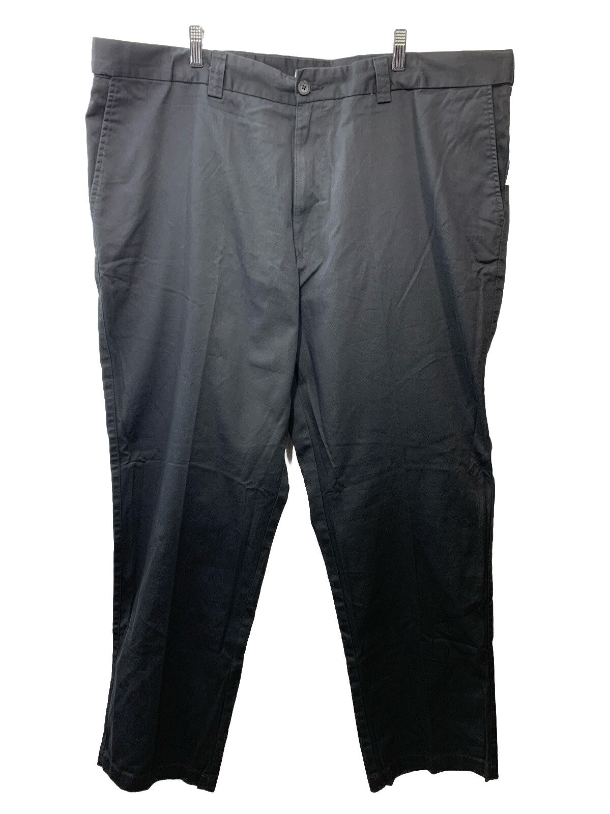 DXL Big + Tall Essentials Men's Big and Tall Flat-Front Twill Pants Size 46/32