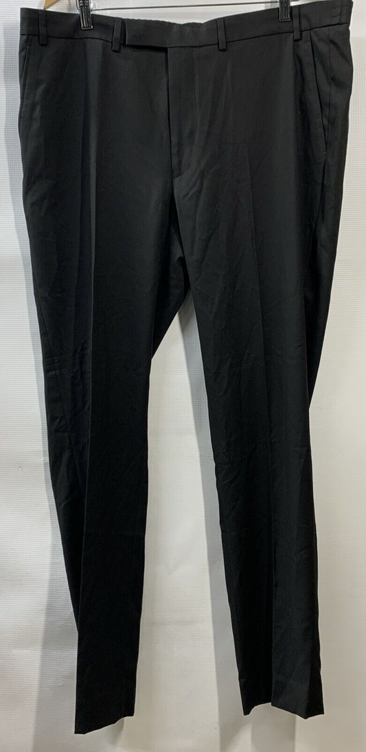 Kenneth Cole Reaction Techni-Cole Modern Flex Suit Long Pants Size 40x46 Black