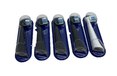 Oral-b IO Deep Clean Replacement Toothbrush Heads 4 Black 1 White (5 Pack)