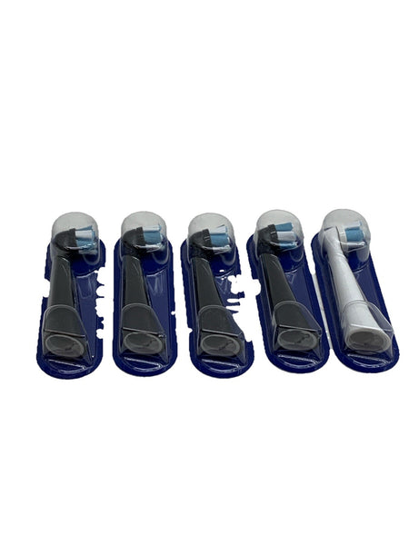 Oral-b IO Deep Clean Replacement Toothbrush Heads 4 Black 1 White (5 Pack)