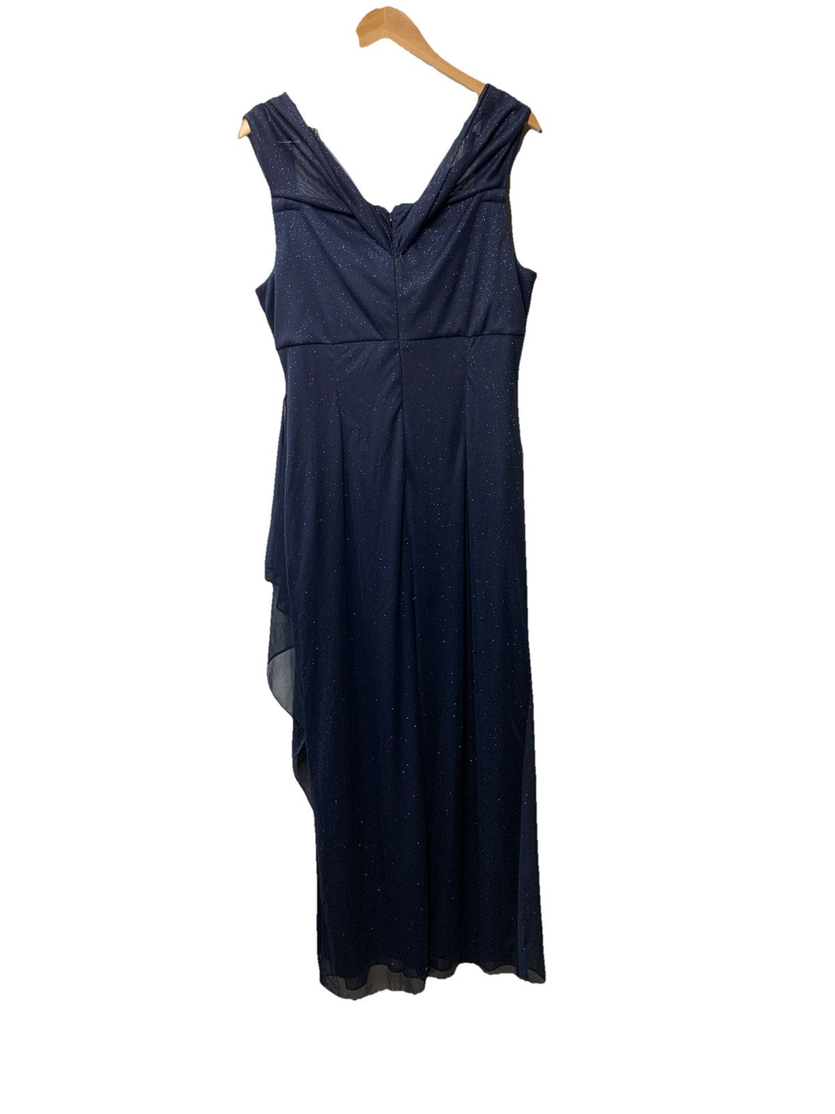 Alex Evenings Women's Long Cold Shoulder Dress for Casual Party/Cocktail Size 16