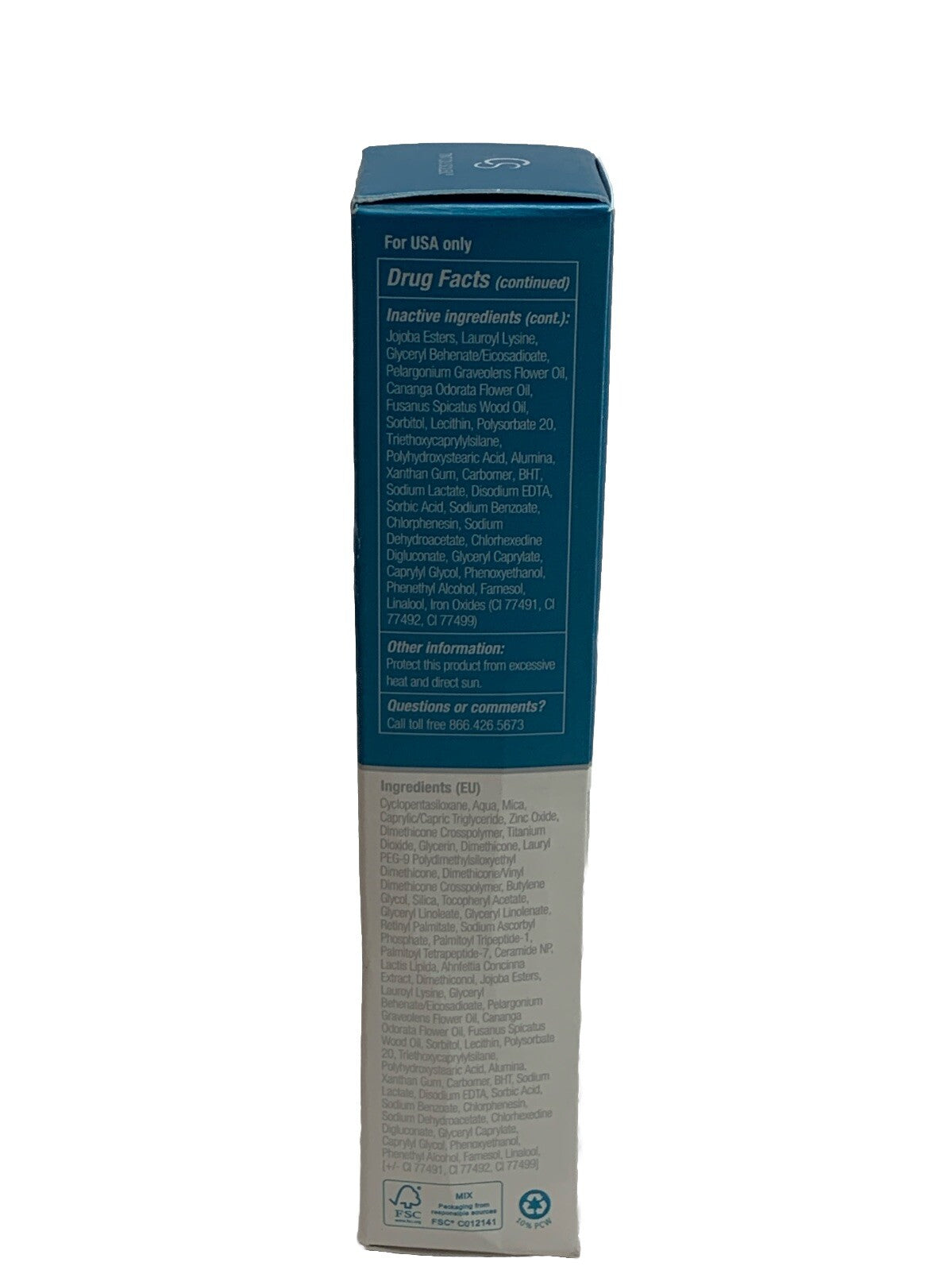 Mineral Sunscreen Foundation, Tint du Soleil, For Sensitive Skin - Light 1 fl oz