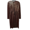 Maggy London Midi Dress Holiday Occasion Party Formal Night Long Sleeve Size 6