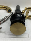 Kingston Brass KS2972NL Naples Widespread Lavatory Faucet Polished Brass 8-inch