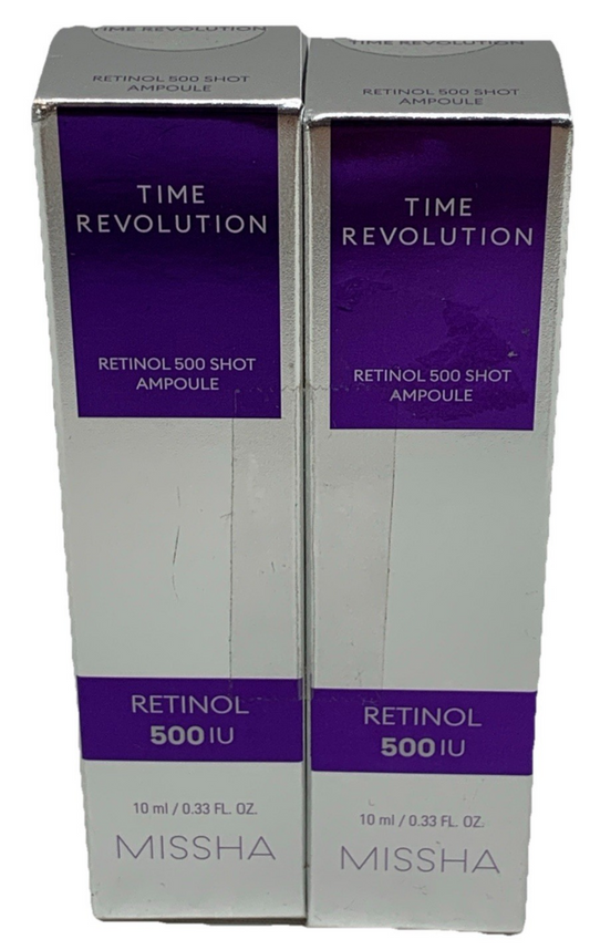 MISSHA Time Revolution Retinol 500 Shot Ampoule 10ml Firming Lifting K-Beauty