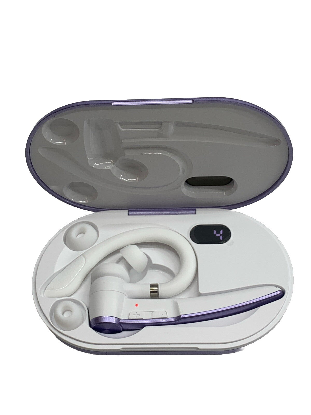 Bluetooth Headset V5.3, Wireless Bluetooth Earpiece with 500mAh Charging Case