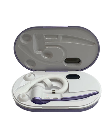 Bluetooth Headset V5.3, Wireless Bluetooth Earpiece with 500mAh Charging Case