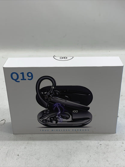 Bluetooth Headset V5.3, Wireless Bluetooth Earpiece with 500mAh Charging Case