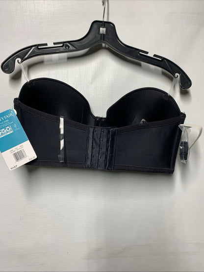 Vanity Fair Women's 74380 Back Strapless Full Figure Underwire Bra Size 38DD