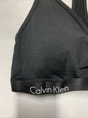 Calvin Klein Women's QP16680-001 Black Lightly Lined Bralette Bra Pull-On XL