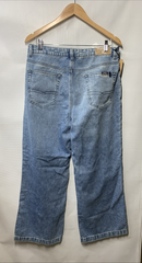 Buffalo David Bitton Women's Addie High Rise Wide Leg Jeans Size 32 Long Pants