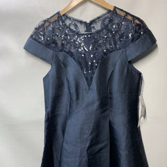Adrianna Papell Women's Studio Mikado Short Dress Wedding Formal Party Size 8